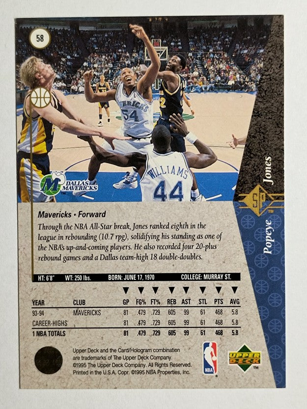 1994-95 SP #58 Popeye Jones