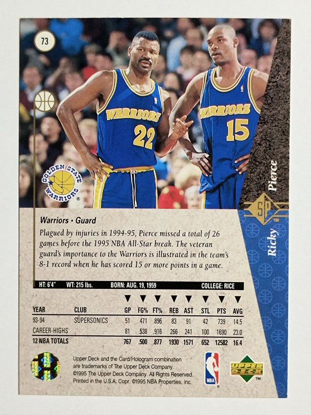 1994-95 SP #73 Ricky Pierce