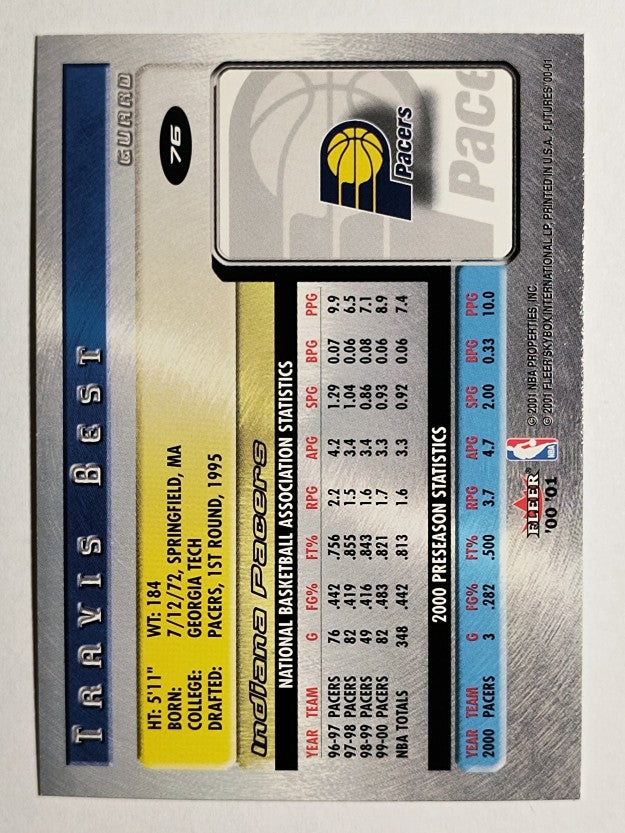 2000-01 Fleer Futures #76 Travis Best