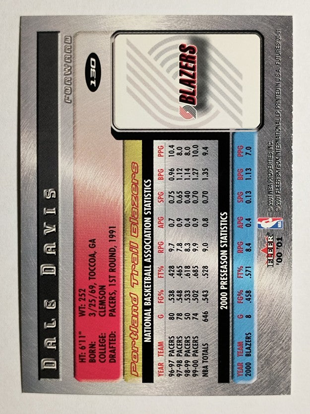 2000-01 Fleer Futures #130 Dale Davis
