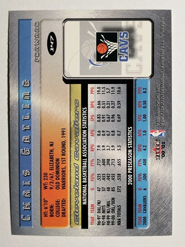 2000-01 Fleer Futures #147 Chris Gatling