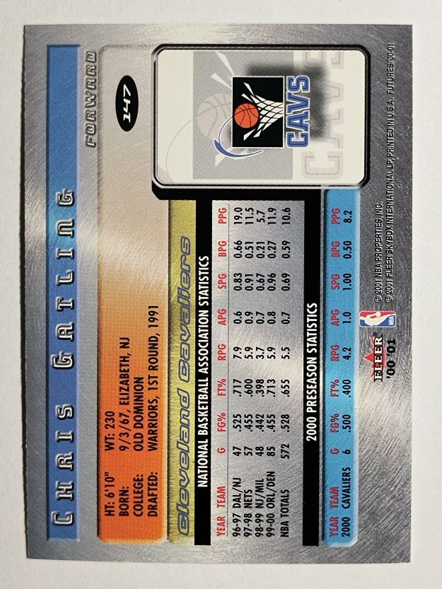 2000-01 Fleer Futures #147 Chris Gatling
