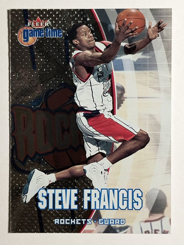 2000-01 Fleer Game Time #50 Steve Francis