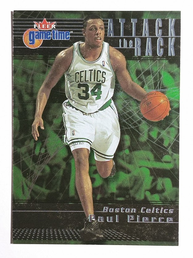 2000-01 Fleer Game Time Attack the Rack #AR13 Paul Pierce