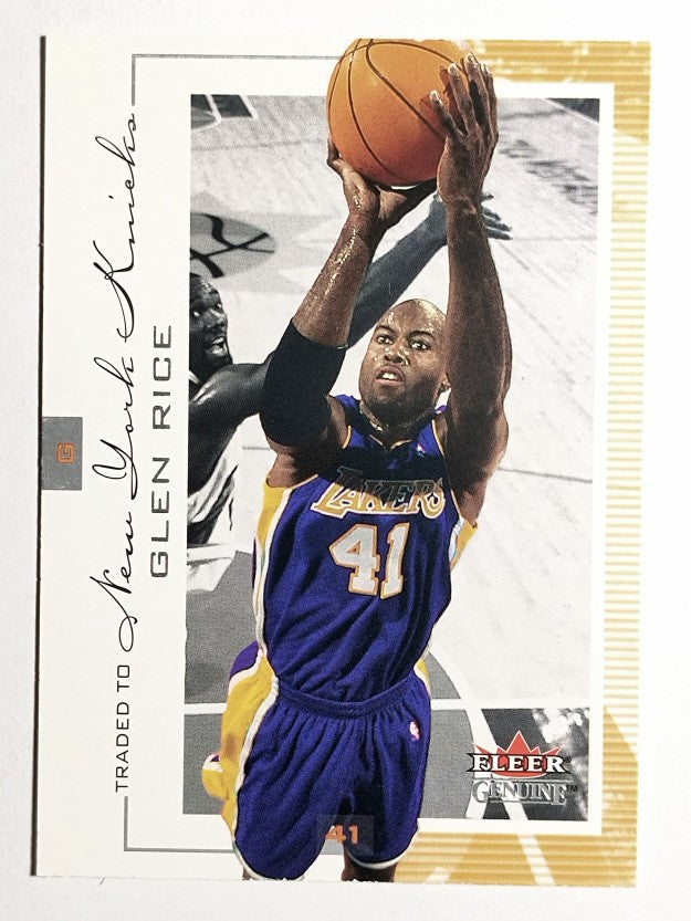 2000-01 Fleer Genuine #38 Glen Rice