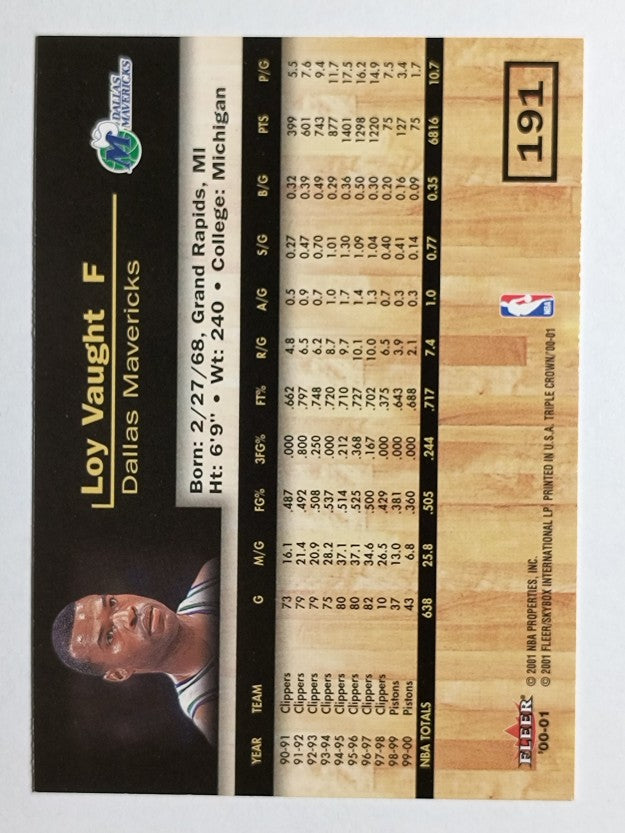 2000-01 Fleer Triple Crown #191 Loy Vaught
