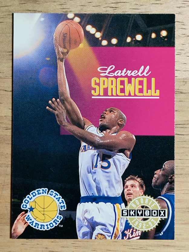 1992-93 SkyBox #342 Latrell Sprewell SP RC