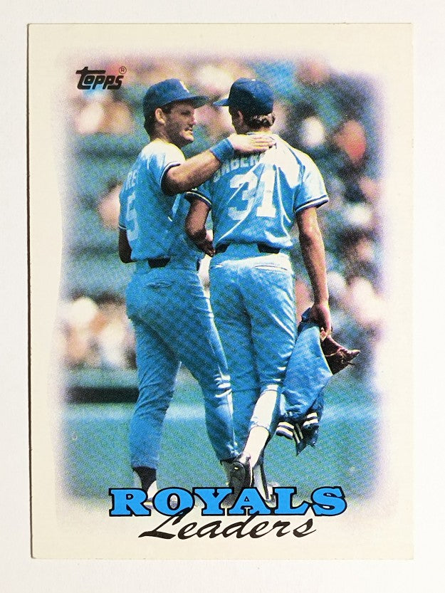 1988 Topps #141 George Brett/Bret Saberhagen TL