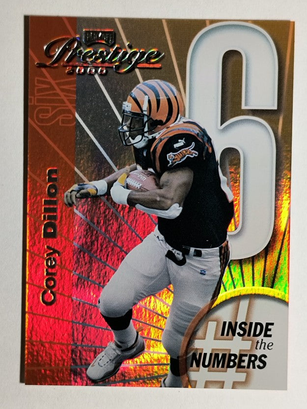 2000 Playoff Prestige Inside the Numbers #IN6 Corey Dillon