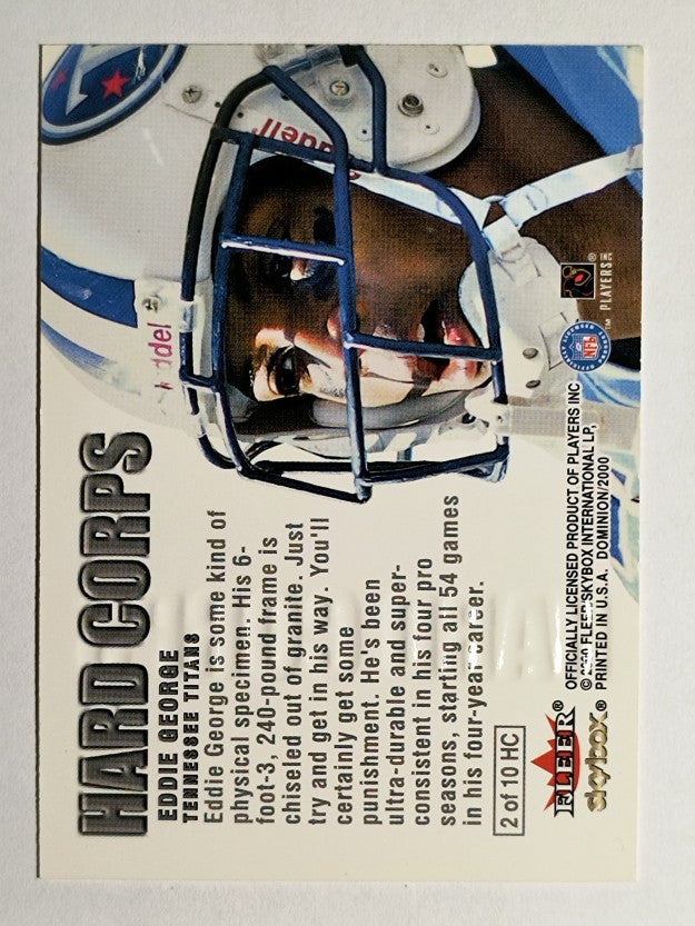 2000 SkyBox Dominion Hard Corps #2 Eddie George
