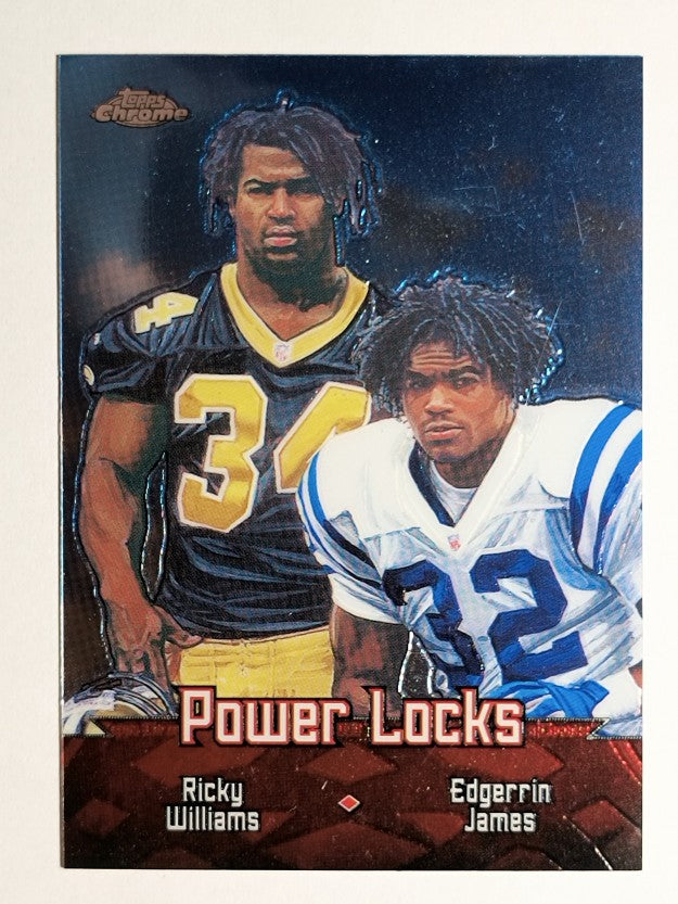 2000 Topps Chrome Combos #TC3 Ricky Williams/Edgerrin James