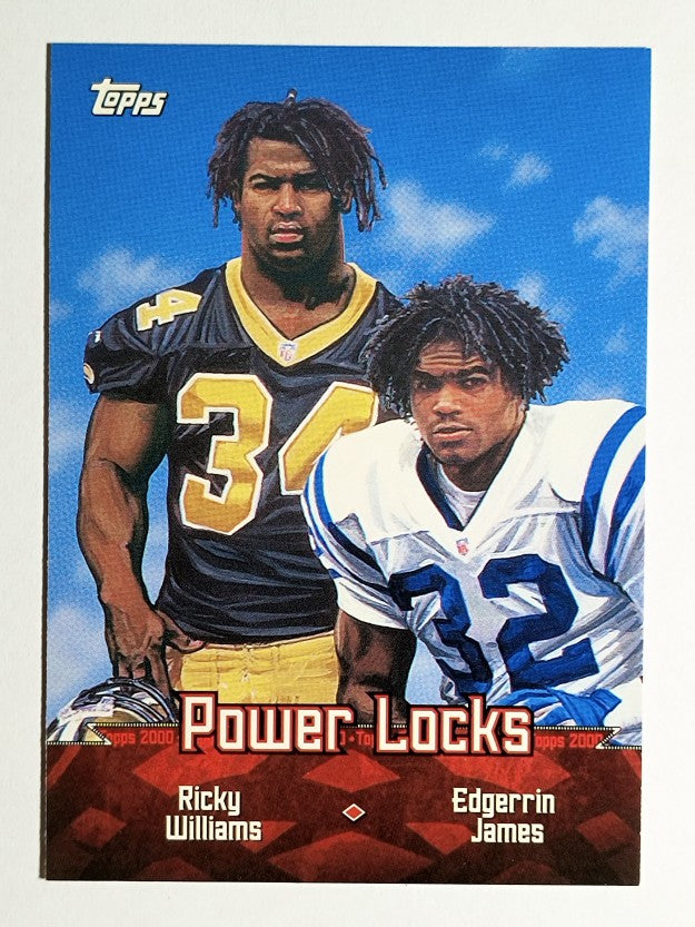 2000 Topps Combos #TC3 Ricky Williams/Edgerrin James