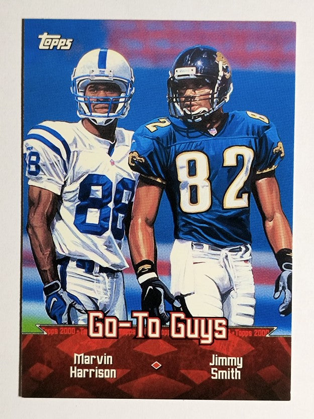 2000 Topps Combos #TC4 Marvin Harrison/Jimmy Smith