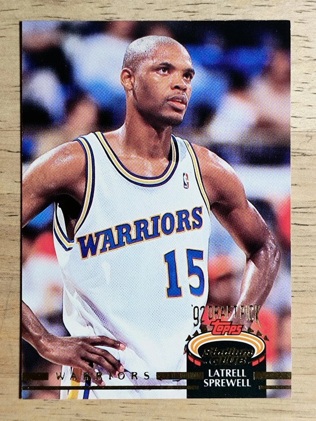 1992-93 Stadium Club #320 Latrell Sprewell RC