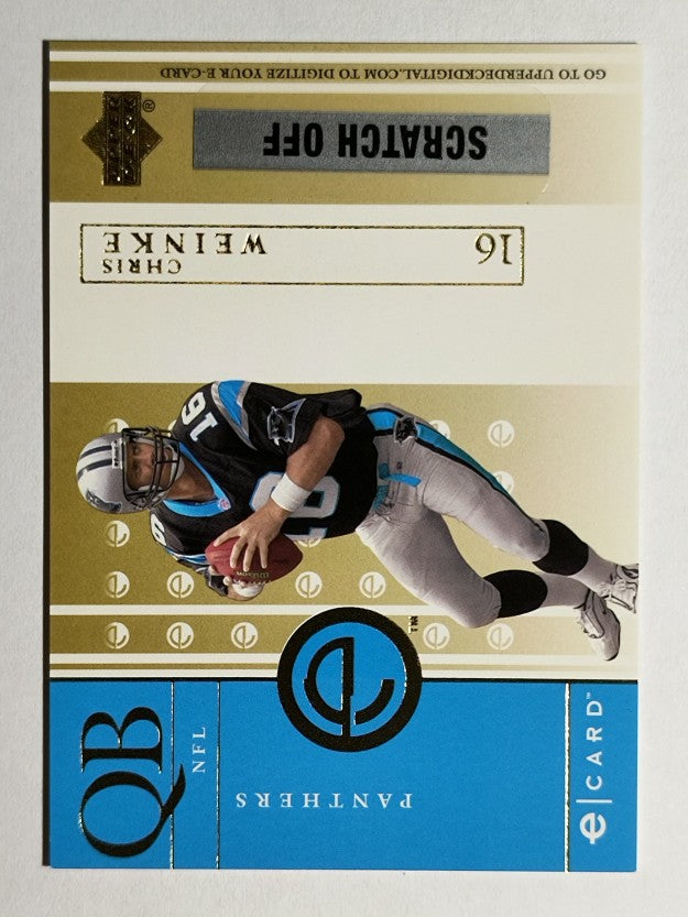 2001 Upper Deck e-Card #ECW Chris Weinke