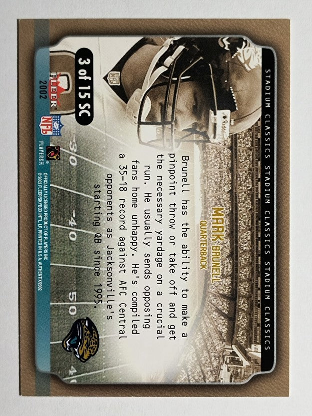 2002 Fleer Authentix Stadium Classics #3 Mark Brunell