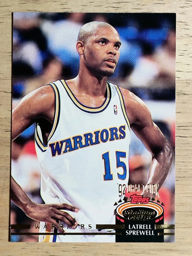 1992-93 Stadium Club #320 Latrell Sprewell RC