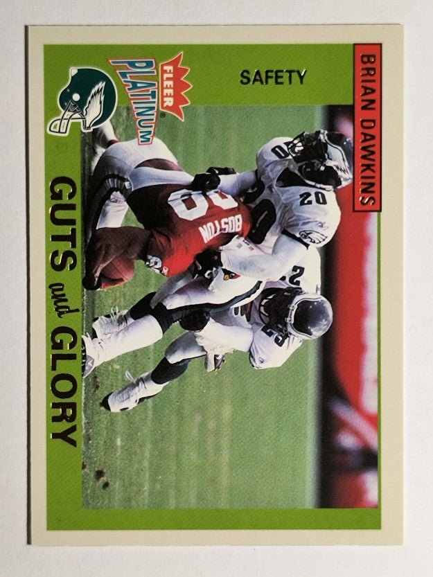 2002 Fleer Platinum Guts and Glory #17 Brian Dawkins