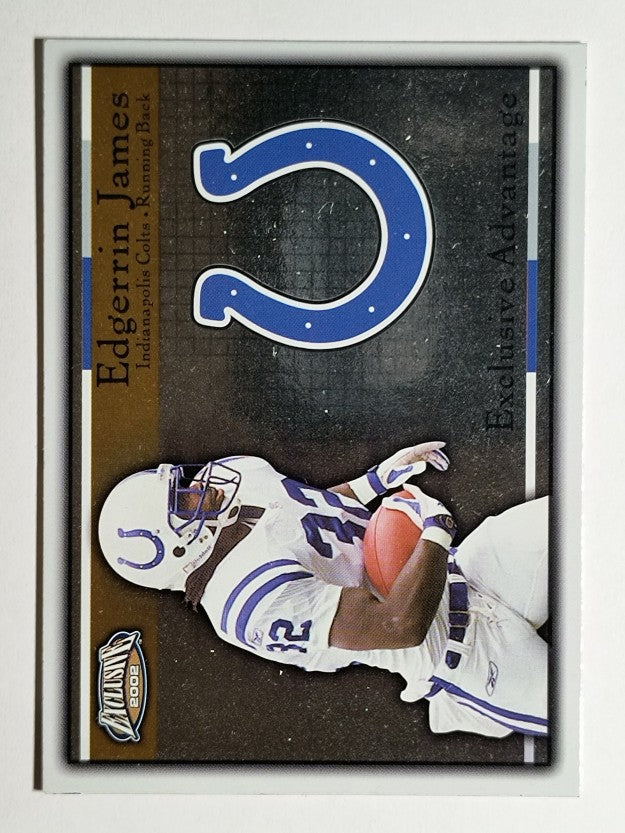 2002 Pacific Exclusive Advantage #8 Edgerrin James