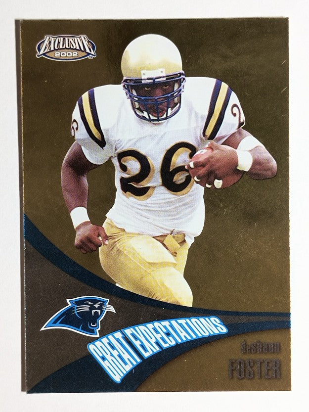 2002 Pacific Exclusive Great Expectations #4 DeShaun Foster