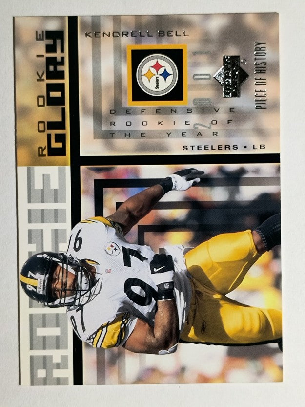 2002 UD Piece of History Rookie Glory #RG11 Kendrell Bell