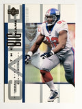 2002 UD Piece of History The Big Game #BG20 Michael Strahan