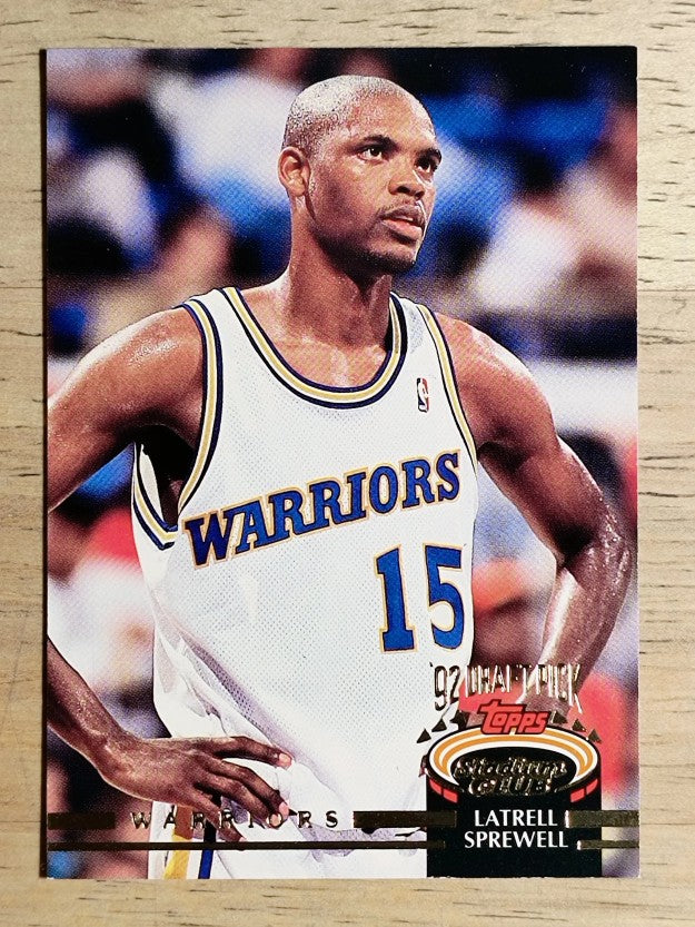1992-93 Stadium Club #320 Latrell Sprewell RC