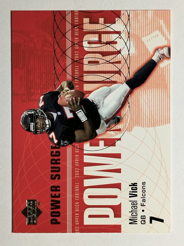 2002 Upper Deck Power Surge #PS1 Michael Vick (NM)