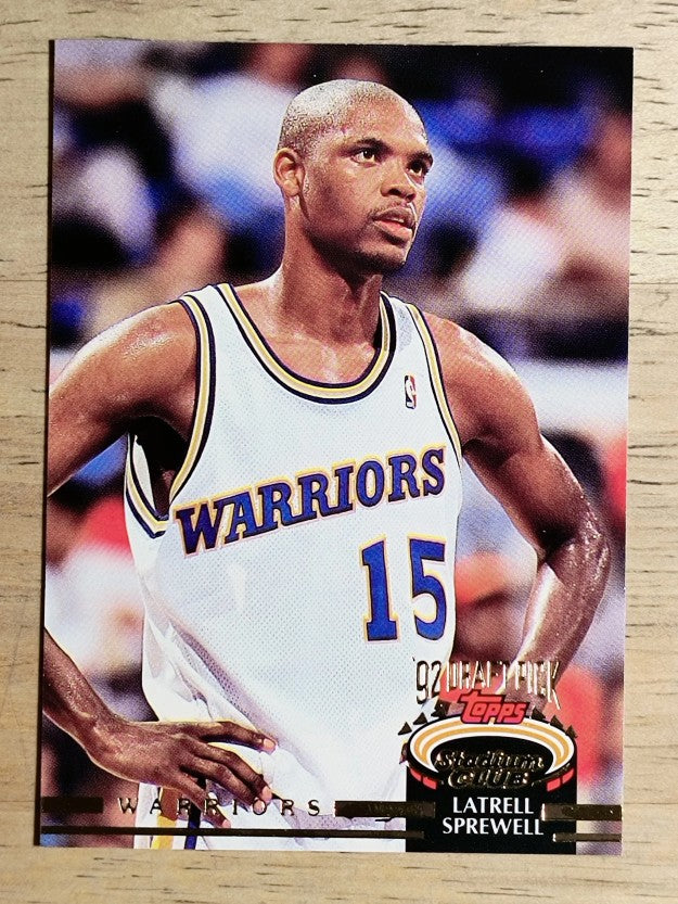 1992-93 Stadium Club #320 Latrell Sprewell RC