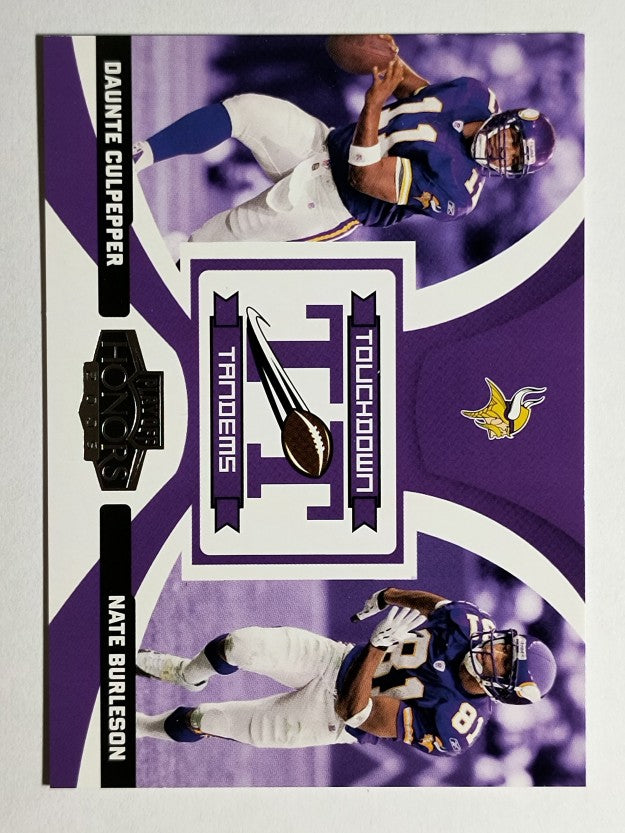 2005 Playoff Honors Touchdown Tandems #TT13 Daunte Culpepper/Nate Burleson