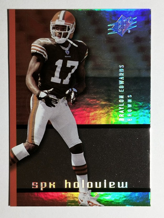 2005 SPx Holoview #6 Braylon Edwards (NM)
