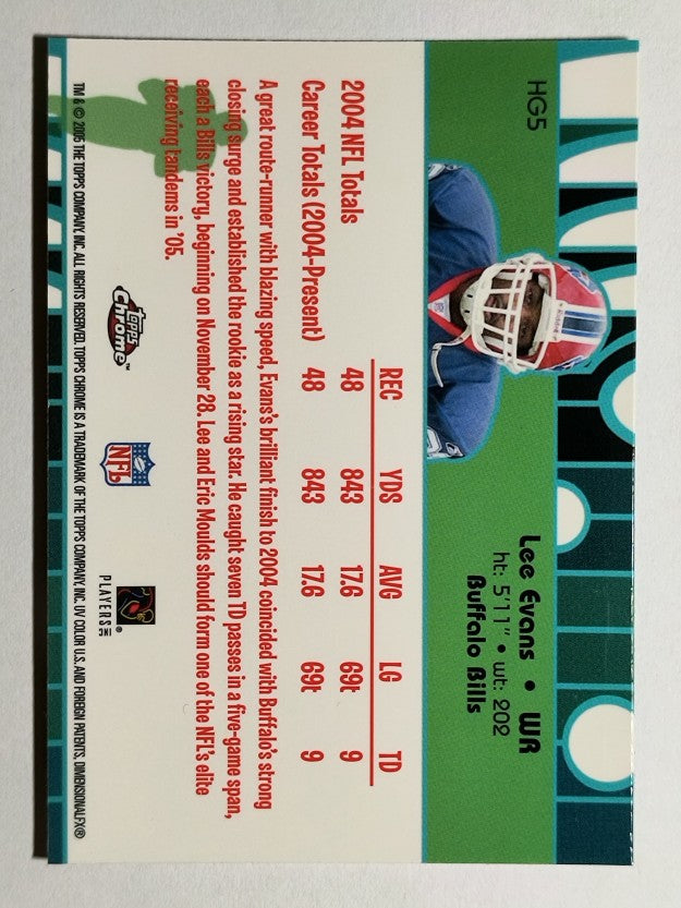 2005 Topps Chrome Golden Anniversary Hidden Gold #HG5 Lee Evans
