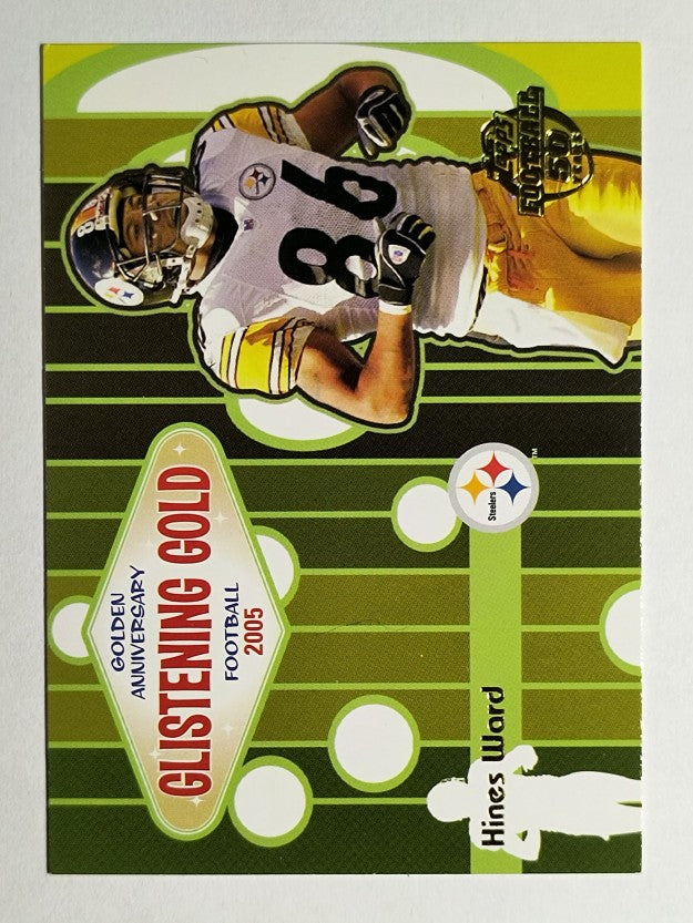 2005 Topps Golden Anniversary Glistening Gold #GG3 Hines Ward (NM)