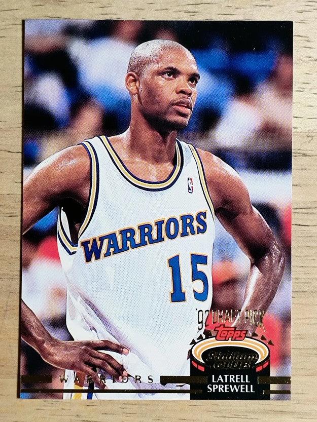 1992-93 Stadium Club #320 Latrell Sprewell RC