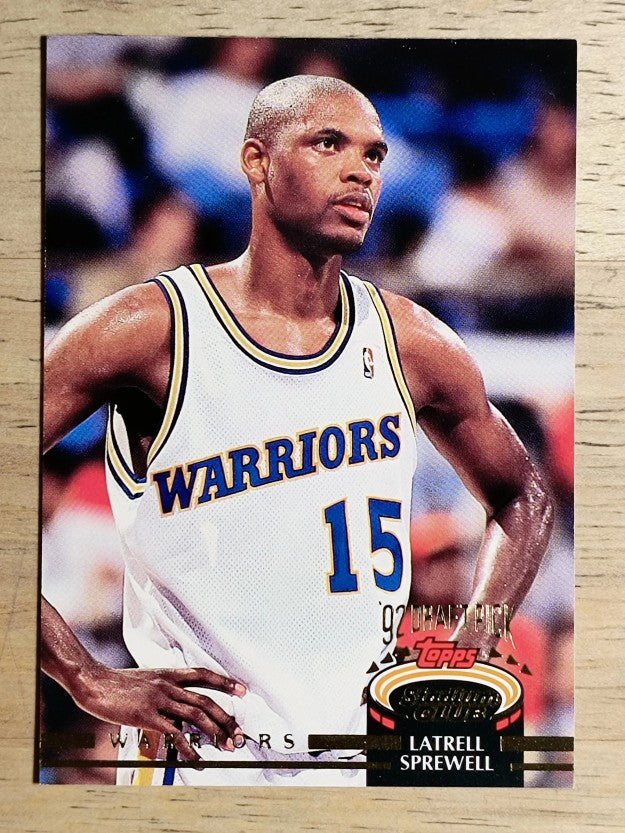 1992-93 Stadium Club #320 Latrell Sprewell RC