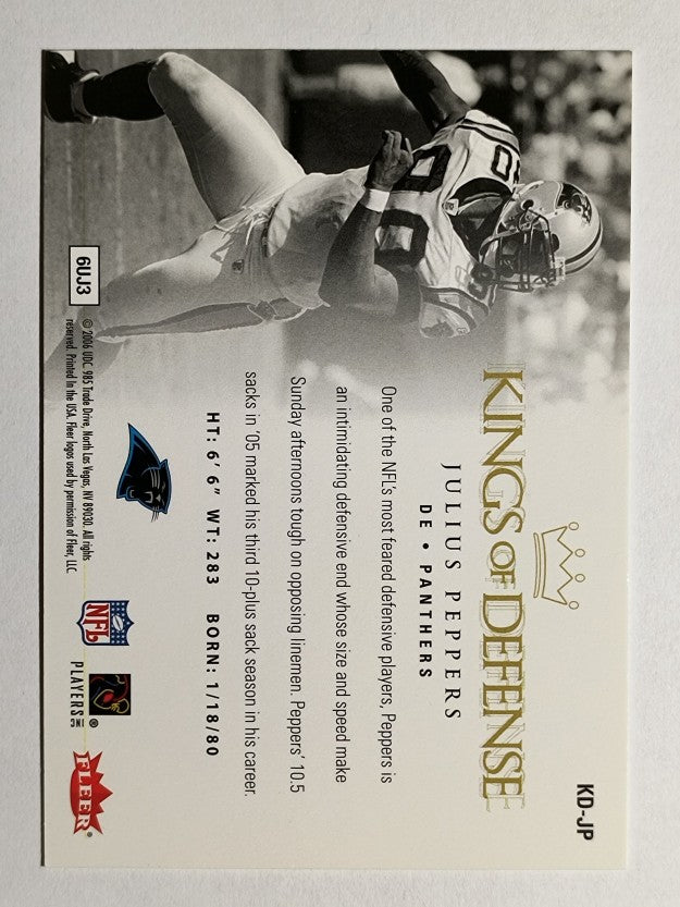 2006 Ultra Kings of Defense #KDJP Julius Peppers