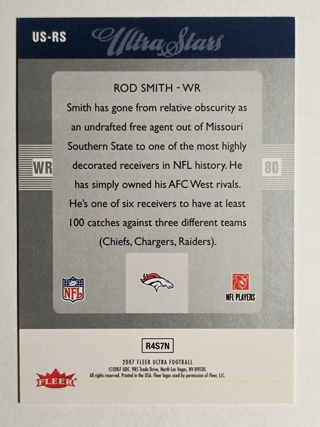 2007 Ultra Stars #RS Rod Smith (NM)