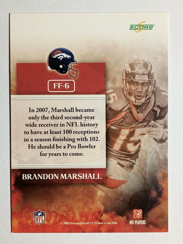 2008 Score Future Franchise #6 Brandon Marshall