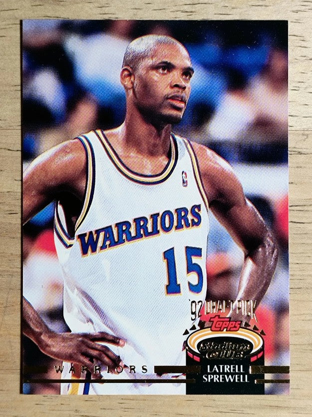 1992-93 Stadium Club #320 Latrell Sprewell RC