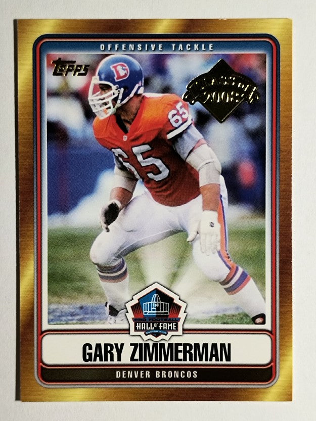 2008 Topps Hall of Fame Class of 2008 #HOFGZ Gary Zimmerman