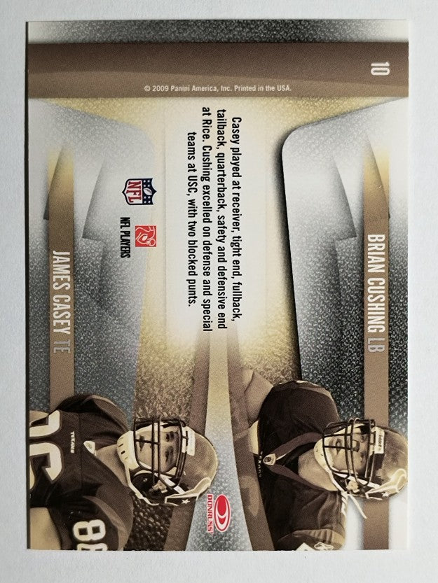 2009 Playoff Contenders Draft Class #10 Brian Cushing/James Casey