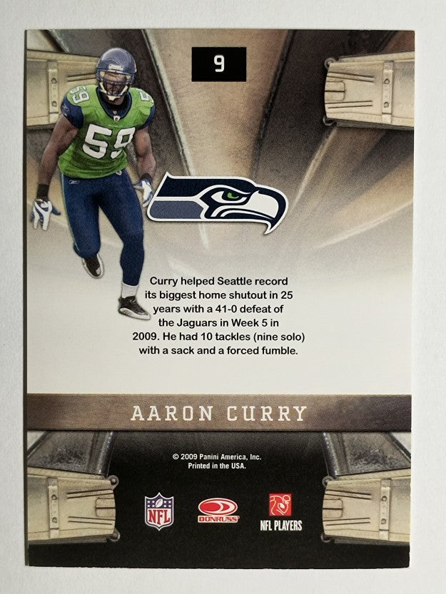 2009 Playoff Contenders Rookie Roll Call #9 Aaron Curry (NM)