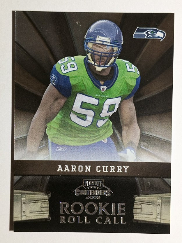 2009 Playoff Contenders Rookie Roll Call #9 Aaron Curry (NM)