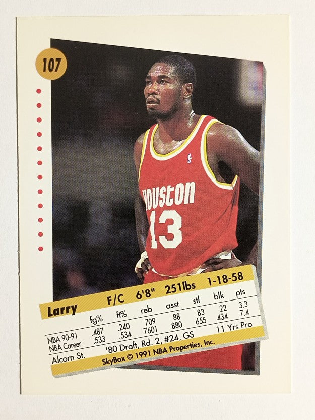 1991-92 SkyBox #107 Larry Smith