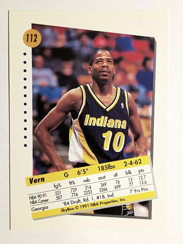 1991-92 SkyBox #112 Vern Fleming