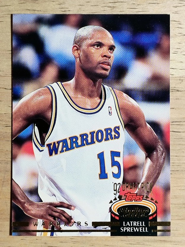 1992-93 Stadium Club #320 Latrell Sprewell RC