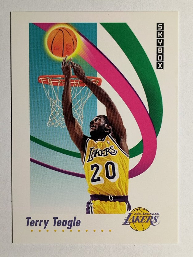 1991-92 SkyBox #141 Terry Teagle
