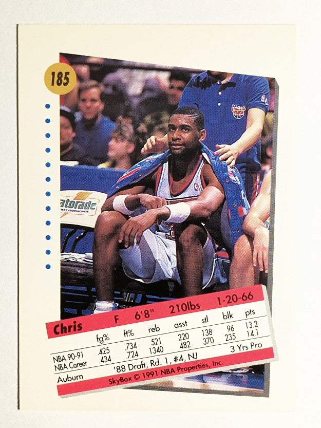 1991-92 SkyBox #185 Chris Morris