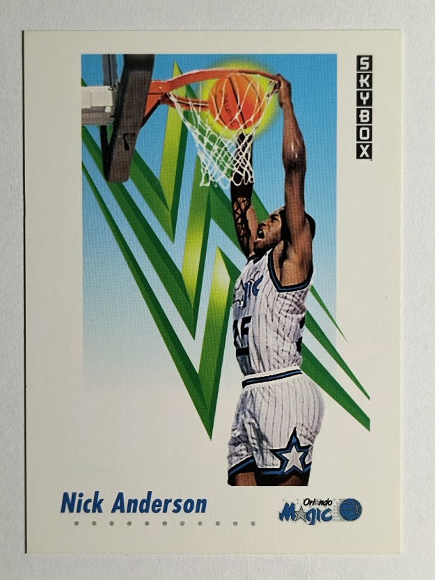 1991-92 SkyBox #200 Nick Anderson