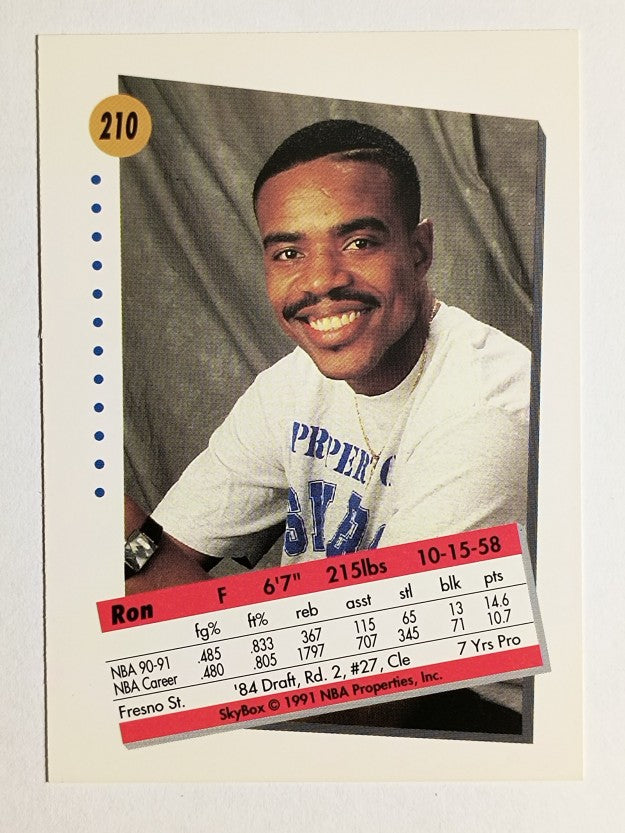 1991-92 SkyBox #210 Ron Anderson